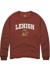 Main image for Rally Lehigh University Mens Brown Arch Mascot Long Sleeve Crew Sweatshirt
