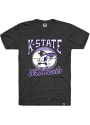 K-State Wildcats Rally Willie Basketball Fashion T Shirt - Black