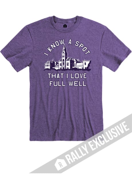 K-State Wildcats Purple Rally I Know A Spot Short Sleeve T Shirt