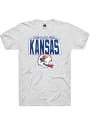 Kansas Jayhawks Rally We Play for Kansas Fashion T Shirt - Grey