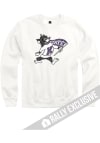 Main image for Mens K-State Wildcats White Rally Willie Logo Crew Sweatshirt