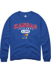 Main image for Rally Kansas Jayhawks Mens Blue Alumni Pill Long Sleeve Crew Sweatshirt