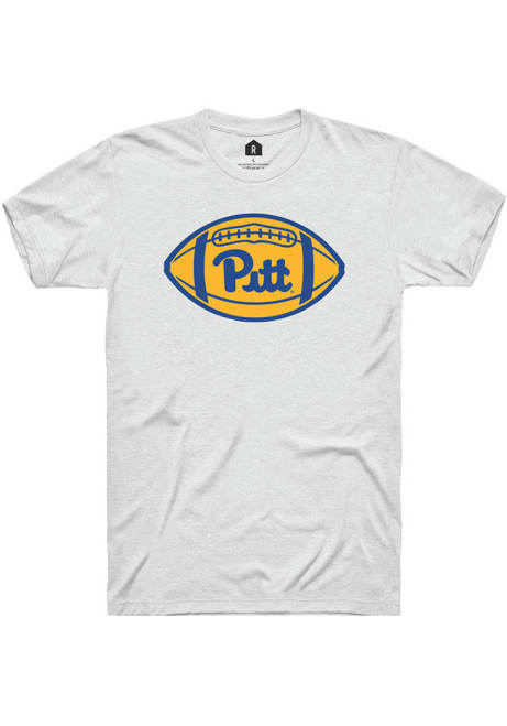 Pitt Panthers White Rally Football Short Sleeve T Shirt