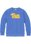 Main image for Rally Pitt Panthers Mens Blue Triblend Long Sleeve Fashion Sweatshirt