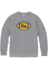 Main image for Rally Pitt Panthers Mens Grey Triblend Long Sleeve Fashion Sweatshirt