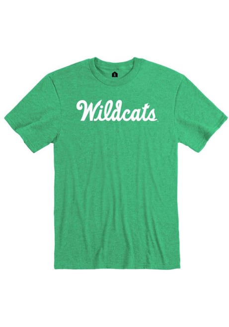 K-State Wildcats Green Rally Script Short Sleeve Fashion T Shirt