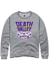 Main image for Rally LSU Tigers Mens Grey Death Valley Long Sleeve Crew Sweatshirt