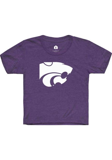 Toddler K-State Wildcats Purple Rally Powercat Short Sleeve T-Shirt