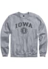 Main image for Mens Iowa Hawkeyes Grey Rally School Seal Crew Sweatshirt