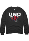 Main image for Rally UNO Mavericks Mens Black Distressed Vault Long Sleeve Crew Sweatshirt