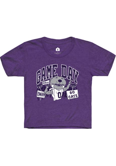 Youth K-State Wildcats Purple Rally GAME DAY WILLIE TEE Short Sleeve T-Shirt