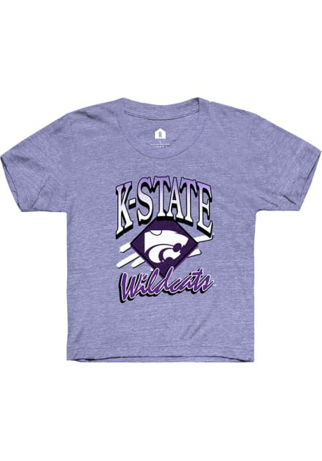 Youth K-State Wildcats Purple Rally RETRO KSU TEE Short Sleeve T-Shirt