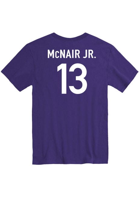 Will McNair Jr. Rally Mens Purple K-State Wildcats Basketball Name And Number Player T Shirt