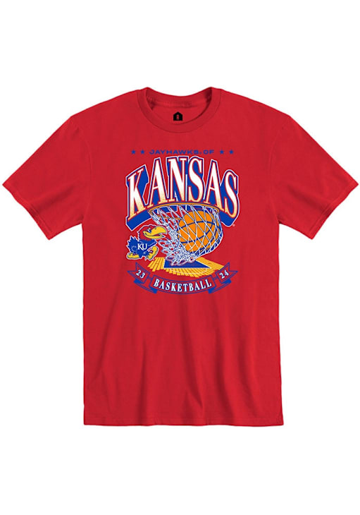 Kansas Jayhawks Rally Red Basketball 2023 Roster Short Sleeve