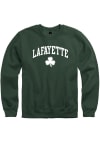 Main image for Rally Lafayette Fighting Irish Mens Green Arch Mascot Long Sleeve Crew Sweatshirt