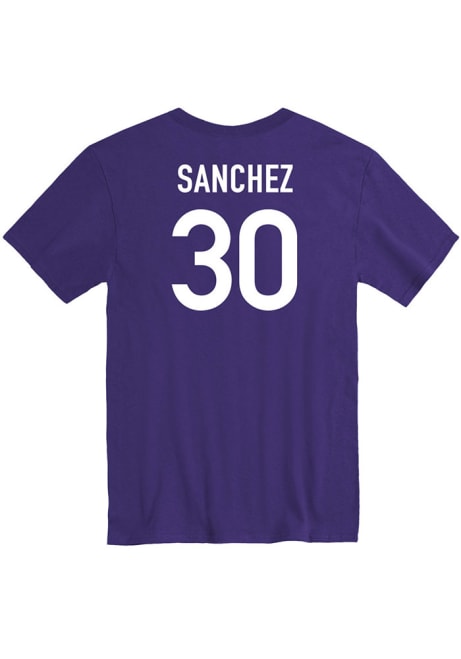 Gisela Sánchez Rally Mens Purple K-State Wildcats Basketball Name And Number Player T Shirt