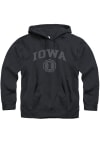 Main image for Rally Iowa Hawkeyes Mens Black School Seal Long Sleeve Hoodie