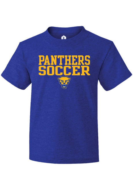 Youth Pitt Panthers Blue Rally Soccer Short Sleeve T-Shirt