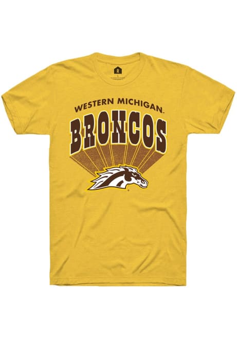 Western Michigan Broncos Gold Rally Official Gameday Short Sleeve T Shirt