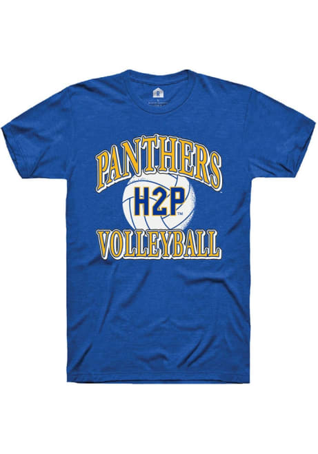 Pitt Panthers Blue Rally Sport Drop H2P Volleyball Short Sleeve T Shirt