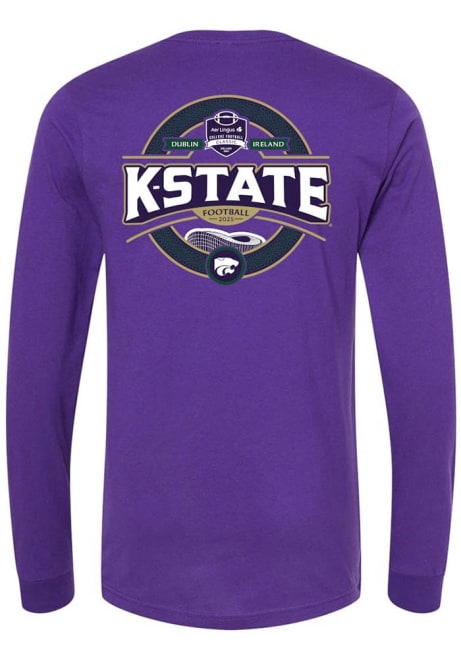 Mens K-State Wildcats Purple Rally Ireland Football Game Tee