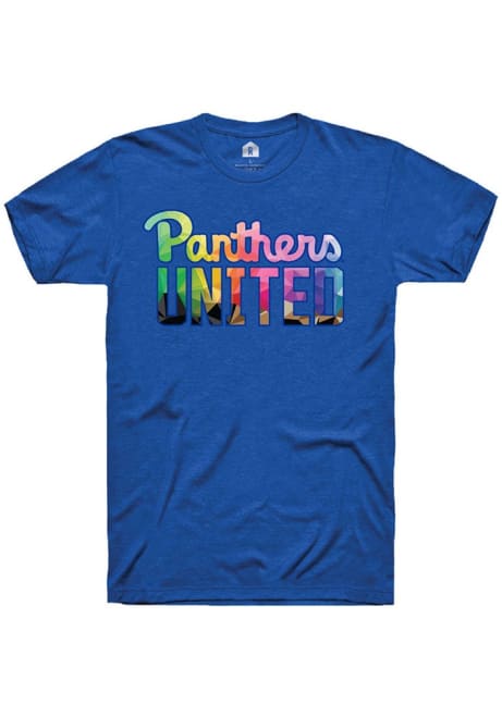 Pitt Panthers Blue Rally Panthers United Short Sleeve Fashion T Shirt