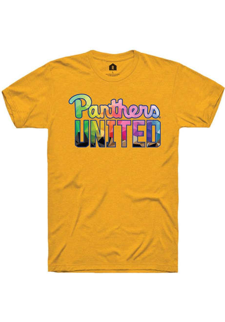 Pitt Panthers Gold Rally Panthers United Short Sleeve T Shirt