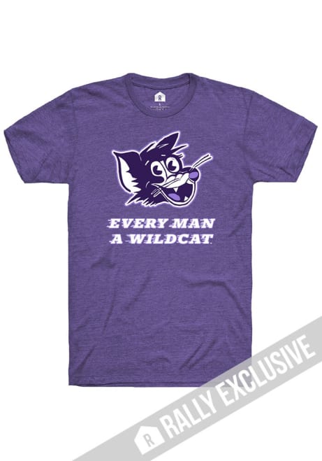 K-State Wildcats Purple Rally Pride Short Sleeve Fashion T Shirt