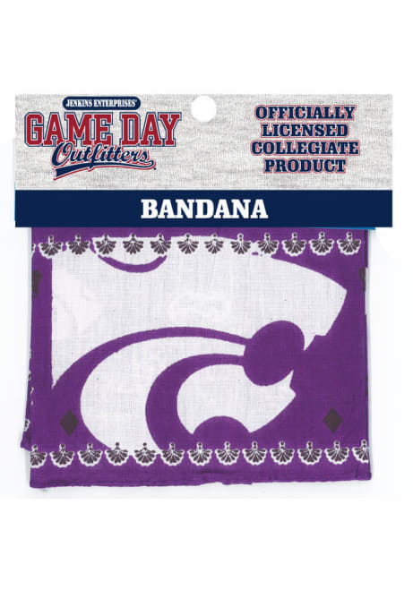 Team Logo K-State Wildcats Mens Bandana - Purple