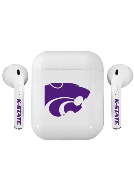 White K-State Wildcats True Wireless Ear Buds