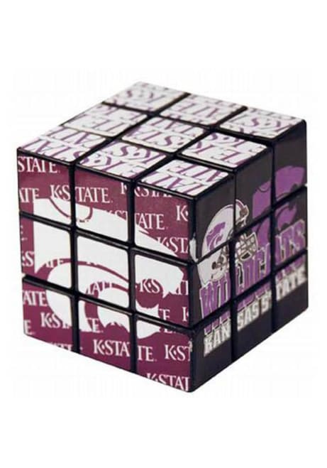 Purple K-State Wildcats Rubik`s Cube Puzzle