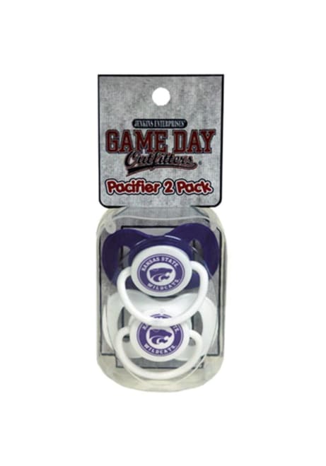 K-State Wildcats Jenkins Enterprises 2 Pack Pacifier - Purple