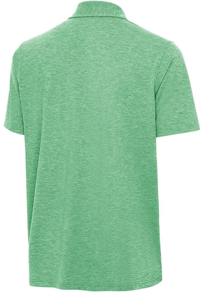 Antigua Mens 2025 Super Bowl LX Par 3 GREEN Short Sleeve Polo