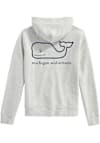 Main image for Mens Michigan Wolverines Grey Vineyard Vines Whale Hooded Sweatshirt