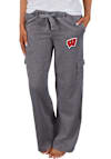 Main image for Womens Wisconsin Badgers Charcoal Concepts Sport Trackside Cargo Loungewear Sleep Pants