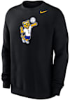 Main image for Mens Pitt Panthers Black Nike Volleyball Roc Club Fleece Crew Sweatshirt