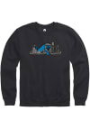 Main image for Detroit Mens Black Lion Skyline Long Sleeve Crew Sweatshirt