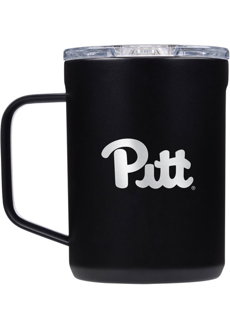 Black Pitt Panthers Corkcicle 116oz Coffee Stainless Steel Tumbler