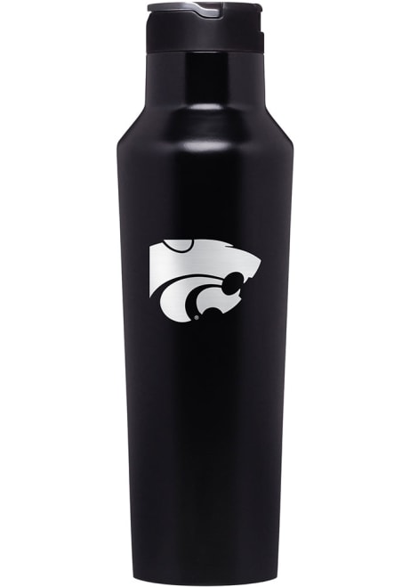 Black K-State Wildcats Corkcicle Canteen Stainless Steel Bottle