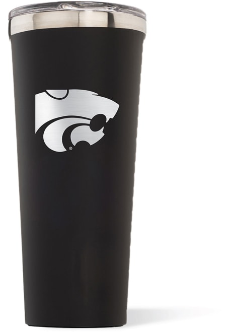 Black K-State Wildcats Corkcicle Triple Insulated Stainless Steel Tumbler