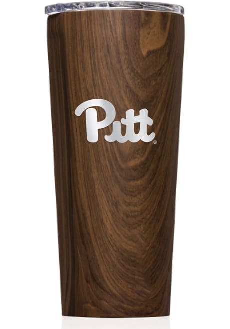 Brown Pitt Panthers Corkcicle Triple Insulated Stainless Steel Tumbler