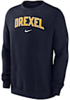 Main image for Mens Drexel Dragons Navy Blue Nike Fleece Crew Sweatshirt