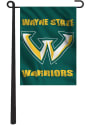 Wayne State Warriors Team Logo Garden Flag
