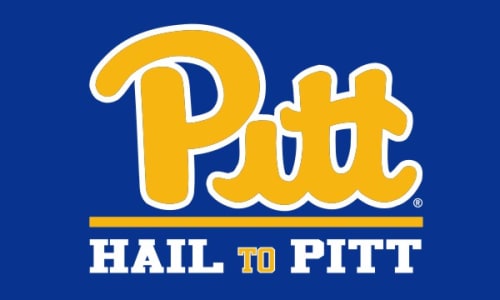 Blue Pitt Panthers 3x5 Ft Hail to Pitt Silk Screen Grommet Flag