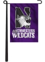Northwestern Wildcats Team Logo Garden Flag