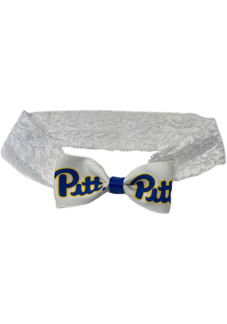 Lace Pitt Panthers Baby Headband - Navy Blue