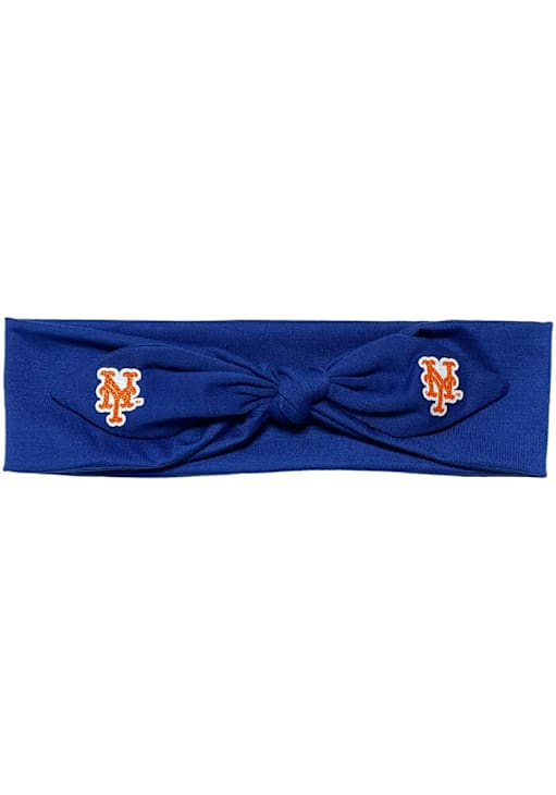 New York Mets BLUE Knotted Bow Youth Headband 2811450
