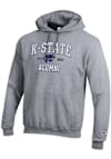 Main image for Mens K-State Wildcats Grey Champion Est Alumni Powerblend Hooded Sweatshirt