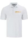 Main image for Mens Drexel Dragons White Cutter and Buck Fine Line Short Sleeve Polo Shirt