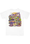 Main image for B-Unlimited LSU Tigers White Hometown Comfort Colors Pocket Short Sleeve T Shirt
